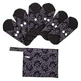 VALICLUD Wiederverwendbare Waschbare Damenbinden mit Hoher Atmungsaktivität Leichtes für Bequemen Schutz Kleine Inklusive Praktischem Aufbewahrungsbeutel für Alltag und Nacht