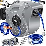 MASKO® Automatik Druckluftschlauch Aufroller 20m –...