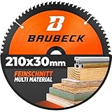 BAUBECK Sägeblatt 210x30 - Multi Material Feinschnitt -...