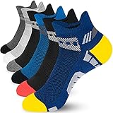 Amazon Brand – HIKARO Socken Herren, 6 Paar Baumwolle Sportsocken Herren Damen, Herrensocken Atmungsaktiv mit Dicke Frotteesohle, Sneaker Socken Herren Laufsocken Baumwollsocken Sneakersocken, 39-44