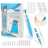 Warzenentferner,Stielwarzen Entfernen Schnell Kit,Skin Tag Remover Kit 2 in 1 für Micro bis Large (2 mm-8 mm), Schmerzfrei Stielwarzen Entfernungsgerät Sicher für die meisten Körperteile1