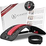KW KURWERK FÃœR IHRE GESUNDHEIT. KURWERK® präsentiert: Premium Rückenstrecker Magnetfeldtherapie inkl. Deutscher Anleitung und Gurt - DREHMECHANISMUS ZUR INDIVIDUELLEN STUFENEINSTELLUNG - Gerät