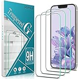 Slanku 3 Stück Displayschutzfolie für iPhone 13, iPhone 13 Pro gehärtetes Glas, kratzfest, Anti-Fingerabdruck, blasenfrei, Härtegrad 9H, einfach zu installieren