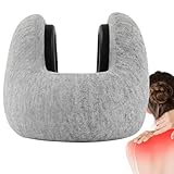 Reisekissen, Nackenstützkissen in U-Form, ergonomisches Kissen mit atmungsaktivem Memoryschaum, leicht und bequem, für Flüge, Auto, Camping, Stuhl