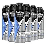 Rexona Men Maximum Protection Deo Spray Cobalt Dry - Anti-Transpirant mit 48 Stunden Schutz gegen starkes Schwitzen und Körpergeruch - 150 ml (6er-Pack)