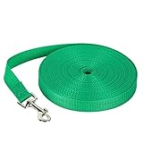 Hundeleine 1.5M 1.8M 3M 4.5M 6M 10M Pet Walking Trainingsleine Katzen Hundegeschirr Halsband Lead Strap Verstellbare Führleine (Color : Green, Size : XXL)