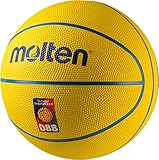 Molten SB4-DBB Basketball Trainingsball Ball, Gelb/Rot/Blau, 4