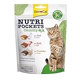 GimCat Nutri Pockets Country Mix - Knuspriger Katzensnack...