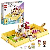 LEGO 43177 Disney Princess Belles Märchenbuch, Set aus Die Schöne und das Biest mit Prinzessin Belle als Mini-Puppe, kleines Geschenk für Kinder