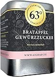 63 Grad - Bratapfel Gewürzzucker - für leckere Bratäpfel (140g)