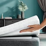 WENDRE Matratzen Topper 200x200cm Boxspringbett - Bequeme 7cm Kaltschaum Matratzenauflage - Matratzentopper 200x200cm mit Antirutsch - Langlebig & Pflegeleicht - Matratzen Topper 200x200