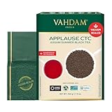 VAHDAM, Applause CTC Assam Summer Schwarzer Tee (340g) Loser Blätter Schwarztee | Stark, Malzig & Reichhaltig | 100% Natürliche Inhaltsstoffe - Direkt Von Der Quelle In Indien| Aufbrühen Heißen/Eistee