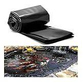 RDWQDGJG Teichfolie, HDPE-Teichfolie, große Teichfolie 22mil, Teichfolienkleber, Verschiedene Größen, für Fischteiche, Reservoire, Gartenbrunnen (14 x 100 m/492 x 328 ft)
