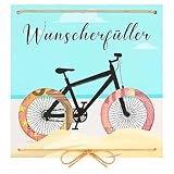 Frexpor Geldgeschenk Fahrrad Grußkarte, originelle Deko Fahrrad Geschenk verpackung, Wunscherfüller Geldgeschenke Karte für Geburtstag, Reise, Jugendweihe, Konfirmation …