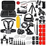 DIKER 70 in 1 Zubehör Set Action Cam, Accessory Kit für GoPro Hero Black 11 10 9 8 7, AKASO, DJI Osmo Action, Insta360 one, XIAOMI 4K