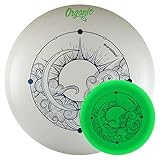 eurodisc 175g Nightglow Organic Ultimate Frisbee Disc Moon Mond nachleuchtend phosphoreszierend leuchtet im Dunkeln (BLAU)