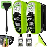 Clear Vision Autoglasreiniger, 2026 Neuer GL170 Pro Windschutzscheibenreiniger, Clear Vision, Clearvision Autoglasreiniger, Ölfilm-Entferner für Autofenster (2PCS)