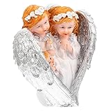 HAMPPLIES Resin Figur Statue für Desktop Kreative Gebetsengel Skulptur Hochwertige Resin für Weihnachten Garten Zuhause und Geschenkideen