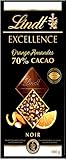 Lindt Excellence Orange-Mandel | 70% Cacao Edelbitter Intensiv | Limited Edition | 100g Tafel