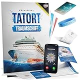 CRIMECASES Krimispiel für Erwachsene: Tatort Traumschiff I Mordfall lösen Spiel für 1-6 Personen ab 14 Jahren I Detektiv Escape Spiel für Zuhause