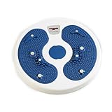 Newgen Medicals Hüfttrainer: Fitness Waist Twisting Disk für die schlanke Taille, Ø 28cm, bis 90kg (Fitness Drehscheibe Übungen, Drehscheibe Sportgerät, Hüft-Trainer)