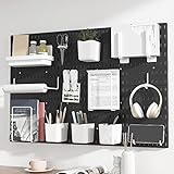 Gexmile Werkzeuglochwand Lochwand Werkzeugwand Wand Veranstaltertafel Stecktafel Wandlochplatte Küchenorganisation Wandbehang Rack Montage Schwarz 20x28cm