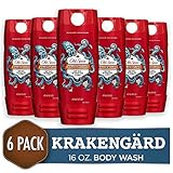 Old Spice Wild Collection Body Wash, Krakengard, 16 Fluid Ounce (Pack of 6)