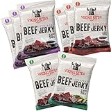 Viking Bites Beef Jerky Mischkarton 400g (8 x 50g) – 3x...