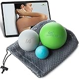 Bomb-Ball Original Massage Ball Set - Faszien + Lacrosse Bälle für ultimative Muskelentspannung, Selbstmassage, Faszientraining + Triggerpunkt Therapie…