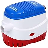 FreeTec Bilgenpumpe 12v Automatisches Tauchboot Bilgenpumpe Wasserpumpe 750GPH 47 LPM Auto mit Schwimmerschalter