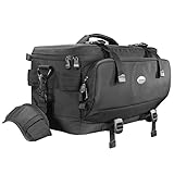 Mantona New York Kameratasche mit Innenaufteeilung, Kamera Tasche für Objektive, Systemkameras, Spiegelreflex, Aufbewahrung für Kamera Zubehör, Fototasche mit Regenschutz und Tragegurt