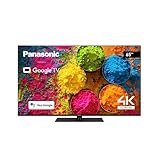 Panasonic TX-65MX700E, 65 Zoll 4K Ultra HD LED Smart 2023 TV, High Dynamic Range (HDR), Dolby Atmos & Dolby Vision, Google TV, Google Assistant, Chromecast, Mittelfuß, Schwarz