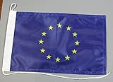 Bootsflagge Europa Europarat 20 x 30 cm in Profiqualität Flagge Motorradflagge