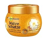 Garnier Haar-Maske, Argan-Ã–l, Camelia-Ã–l Für Trockenes Haar, Nährt Und Verleiht Geschmeidigkeit, Wahre Schätze, 1er Pack (1 X 300 Ml)