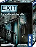 KOSMOS 694036 EXIT - Das Spiel - Die unheimliche Villa, Level: Fortgeschrittene, Escape Room Spiel, EXIT Game für 1-4 Spieler ab 12 Jahre, EIN einmaliges Gesellschaftsspiel