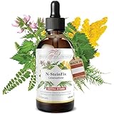 N-SteinFix Tinktur 100 ml – Pflanzliche Unterstützung für die Harnwege – 1:1 Extrakt mit Chanca Piedra, Goldrute, Brennnessel, Hauhechel, Schachtelhalm – stark diuretisch, vegan