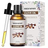 Migcaput Ätherisches Öl Nelkenöl 100ml, 100% Naturrein...