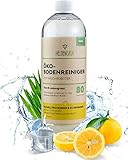 Heldengrün® Öko Bodenreiniger für Wischroboter [YUZU & LEMONGRASS] - Extrem gründliches Wischroboter Reinigungsmittel - Streifenfrei, schnelltrocknend & schaumarm - Reiniger Wischroboter 1000 ml