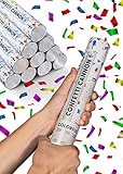 Partyjoker 10 Konfettikanonen Bunt - Einfach & Sicher zu...