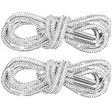 PAGOW Strass Glitzer Seile, Kristall Bling Bling Glänzend Runde Schnürsenkel für Sneaker, Kordelzug Schnüre Ersatz, Weiss/opulenter Garten, 120cm (dia. 0.4cm)
