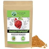 Hagebuttenpulver 500g, 100% naturrein, schonend gemahlen, natürlich ohne Zusätze, vegan, Hagebuttenmehl, Hagebuttengranulat