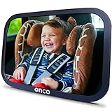 Onco 360° Baby Autospiegel - 100% bruchsicher & rutschfest, 2024 & 2023 preisgekrönt, klare & weite Sicht, Spiegel Auto Baby Rückbank (17,5 x 24,5 cm)