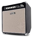 Rocktile BA-50 Lemmy Basscombo (50 Watt, Kickback-Gehäuse, 12' Speaker, mit Effektschleife und Limiter) schwarz