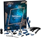 Magic Shiver Adventskalender - 24 Sex-Geschenke für Paare, Frauen und Männer, edler Weihnachts-Kalender mit Sex-Spielzeugen, Blau