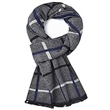 CUNDOU Kaltes Wetter schals Dick kaschmir schal herren cashmere schals herren Warmer weicher Wollschal für den Winter Herbst