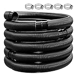 Durchmesser für Pool 6, 32 mm mit Schlauchschelle, Reinigungswerkzeug für Pool, Ersatzteil für Schläuche, schwarz