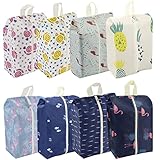 Schuhtaschen, Wasserfeste Staubdicht Schuhbeutel für Reise oder Zuhause-Aufbewahrung, Schuhsack Shoe-Bag mit Zugband für Männer & Frauen (8 Stück)