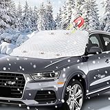 Akapola Frontscheibenabdeckung,Scheibenabdeckung Auto Winter,Ultra-Dick Autoabdeckung Winter Windschutzscheiben,Autoscheibenabdeckung,Windschutzscheibenabdeckung,Auto winterabdeckung Auto Abdeckung-L