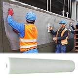 Glasfaservlies Armierungsgewebe Self Adhesive Fiberglass Reinforcing Mesh for Cement/ Drywall, Self-adhesive Stucco Mesh Fiber Glass, 0.4 0.5 0.6 0.7 Hole Fiber Glasses Cloth Construction/ Industrial(