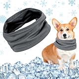 Kühlhalsband für Hunde, Kühlendes Hundehalstuch, Kühlender Hundeschal, Kühlendes Hundehalsband Kühlend, Kühltuch Hund Halstuch Kühlend, Bandana Hunde Halstücher Kühlend, für Kühlung Hund im Sommer